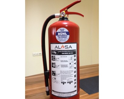 6 KG. KURU KİMYEVİ - ABC TOZLU YANGIN SÖNDÜRME CİHAZI